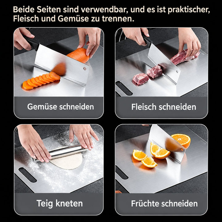 Titanium Kitchen Cutting Board – 316 Grade, Double-Sided
