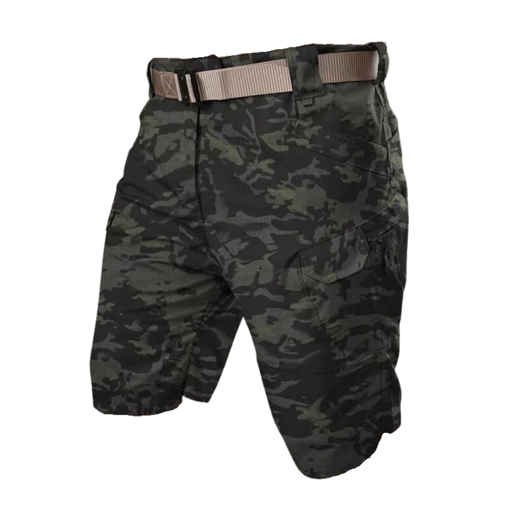 Men's Outdoor Shorts with 6 Zip Pockets - FlexTrek Cargo Shorts