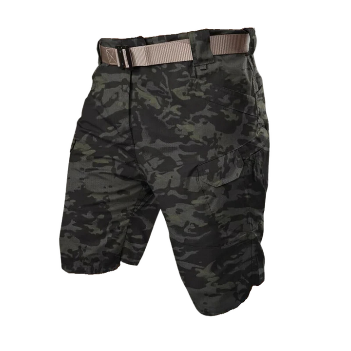 Men's Outdoor Shorts with 6 Zip Pockets - FlexTrek Cargo Shorts