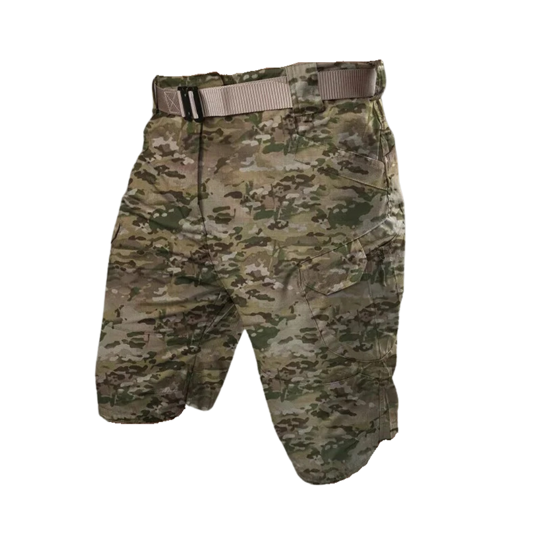 Men's Outdoor Shorts with 6 Zip Pockets - FlexTrek Cargo Shorts