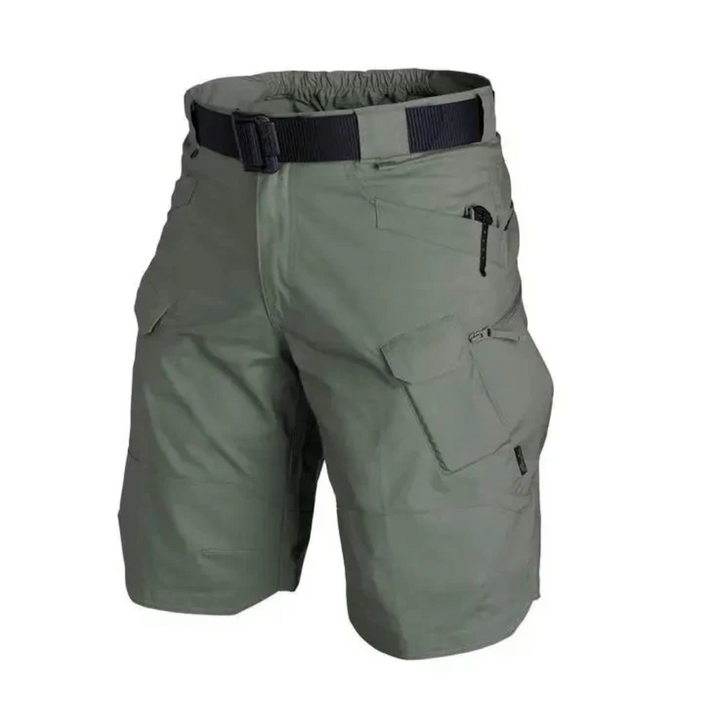 Men's Outdoor Shorts with 6 Zip Pockets - FlexTrek Cargo Shorts