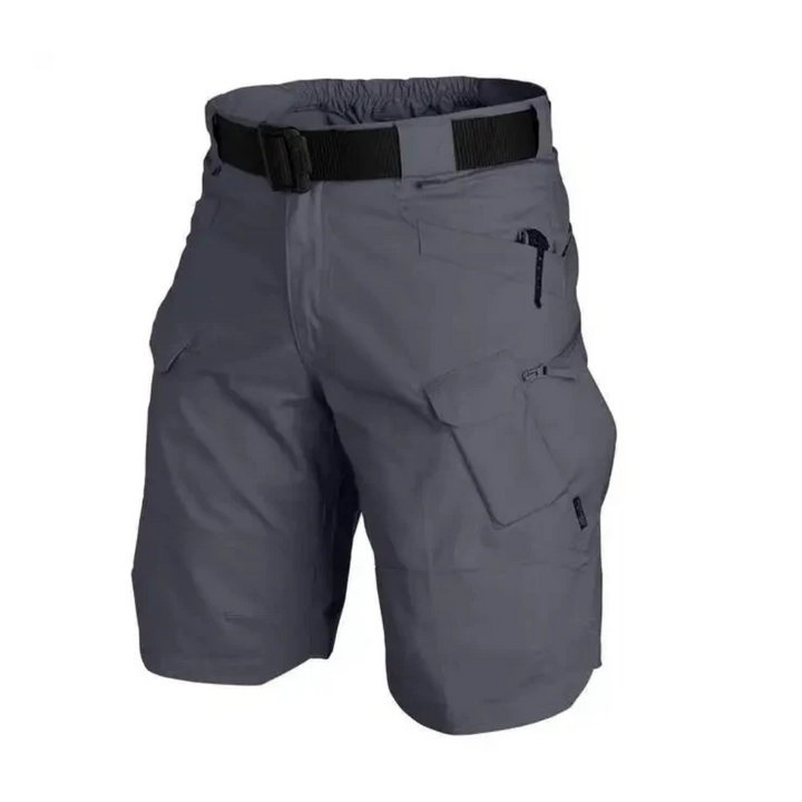 Men's Outdoor Shorts with 6 Zip Pockets - FlexTrek Cargo Shorts