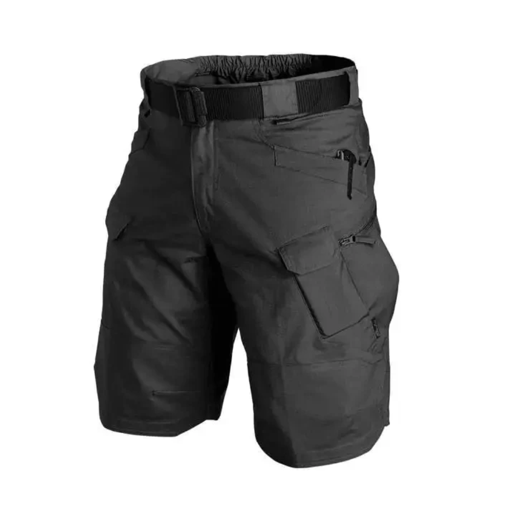Men's Outdoor Shorts with 6 Zip Pockets - FlexTrek Cargo Shorts