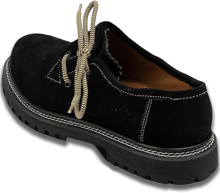 Men's Traditional Bavarian Suede Haferl Shoes – Oktoberfest 2026