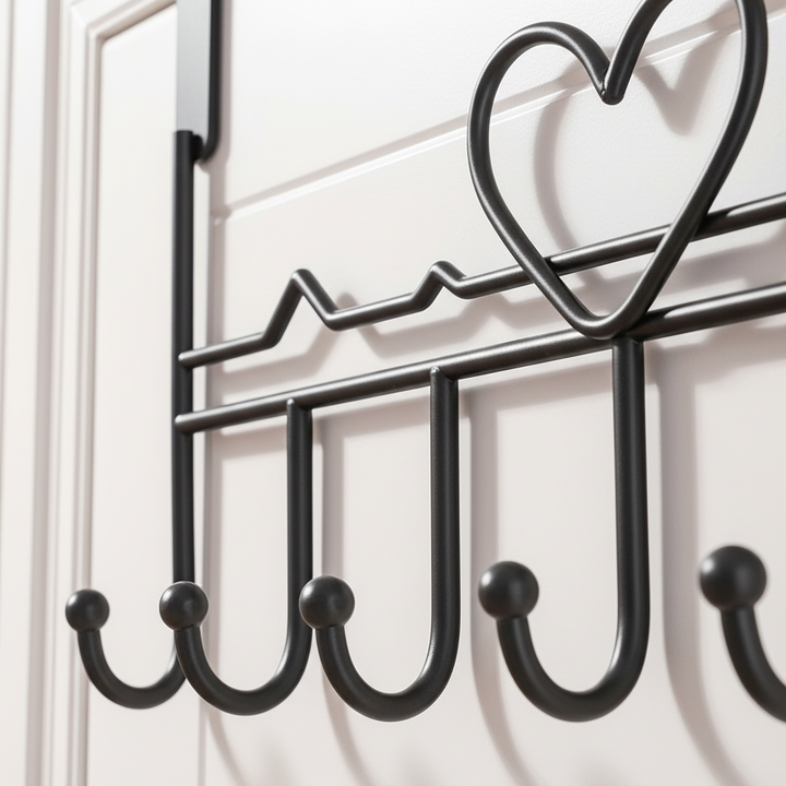Over-the-Door Metal Coat Hook Rack – OverMount