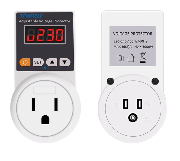 Automatic Voltage Protector Plug with Adjustable Settings – VoltGuard