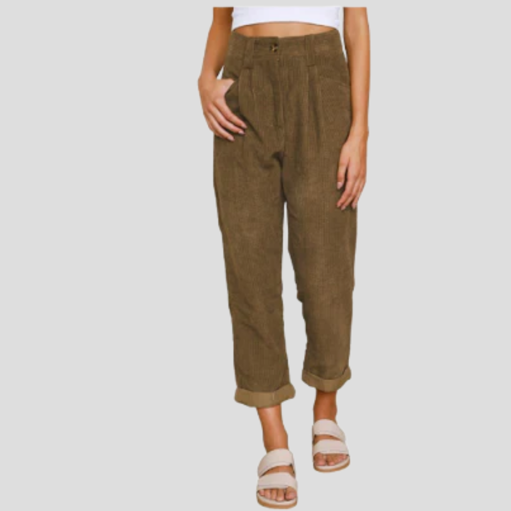 Stylish Corduroy Trousers – Casual Flair with Texture