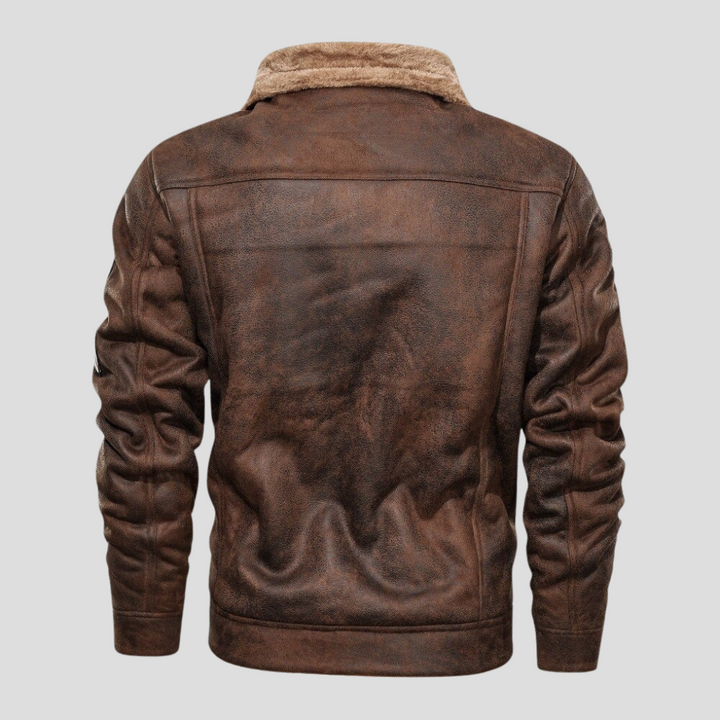 Men’s Suede Biker Jacket