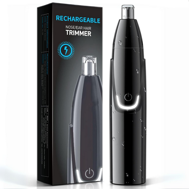 Rechargeable Nose and Ear Trimmer - Painless Facial Grooming