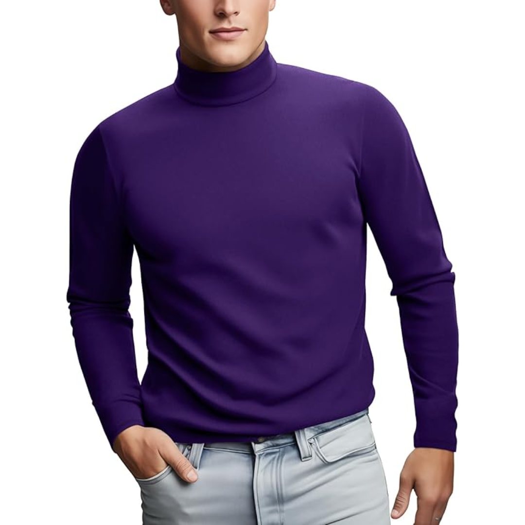 Thermal Polo Neck Sweater for Men - Paul