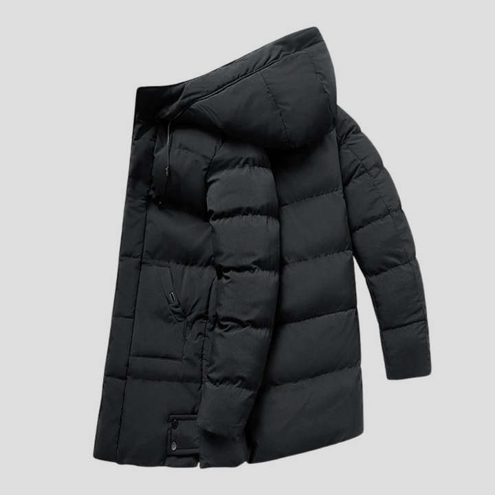Men’s Parka Coat – Elegant Shield for Harsh Weather