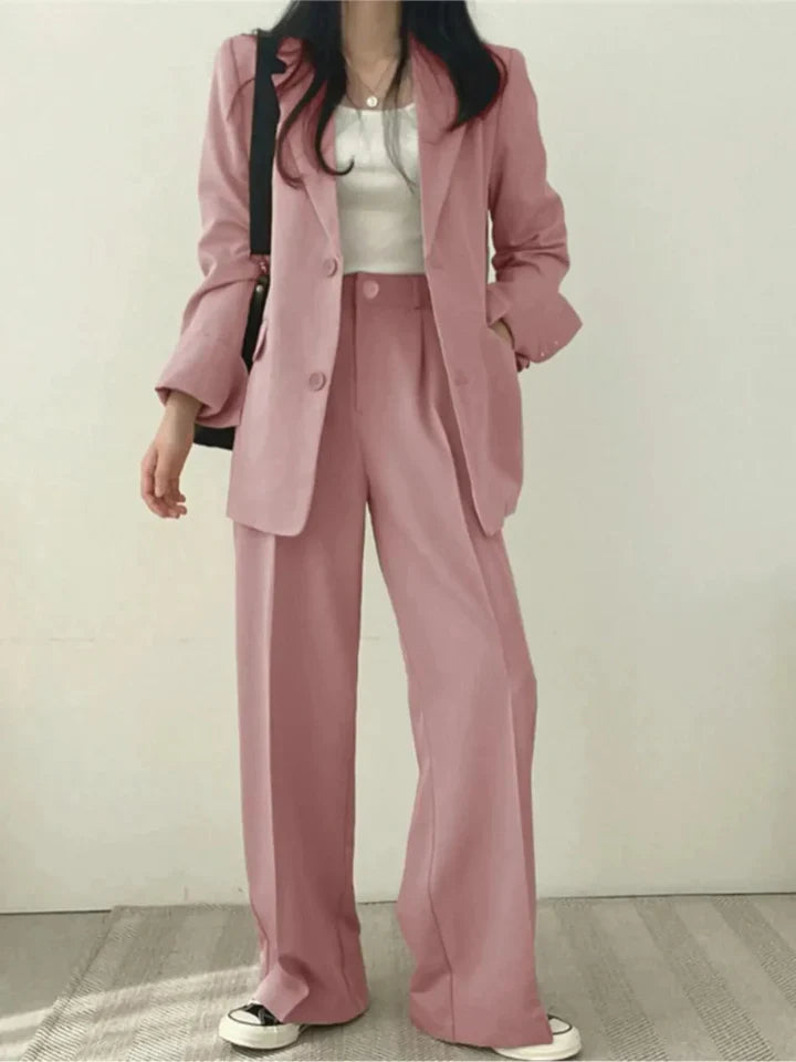 Stylish Two-Piece Work Suit for Women