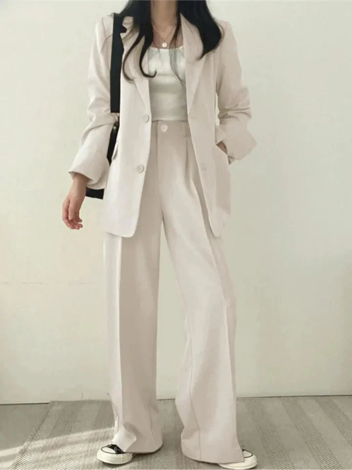 Stylish Two-Piece Work Suit for Women