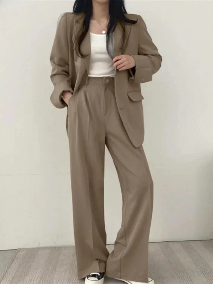 Stylish Two-Piece Work Suit for Women