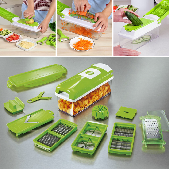 12-in-1 Multifunctional Vegetable Slicer – SlicePro
