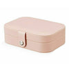 Double-Layer Portable Leather Jewelry Box