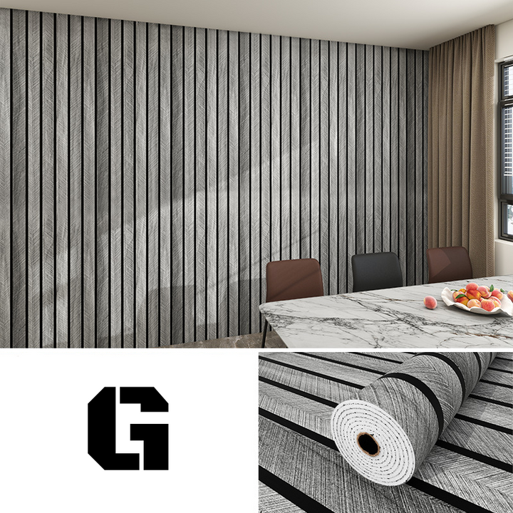 StylaSheen Wall Panel | Modern Slat Design | Splash-Resistant Matte Finish