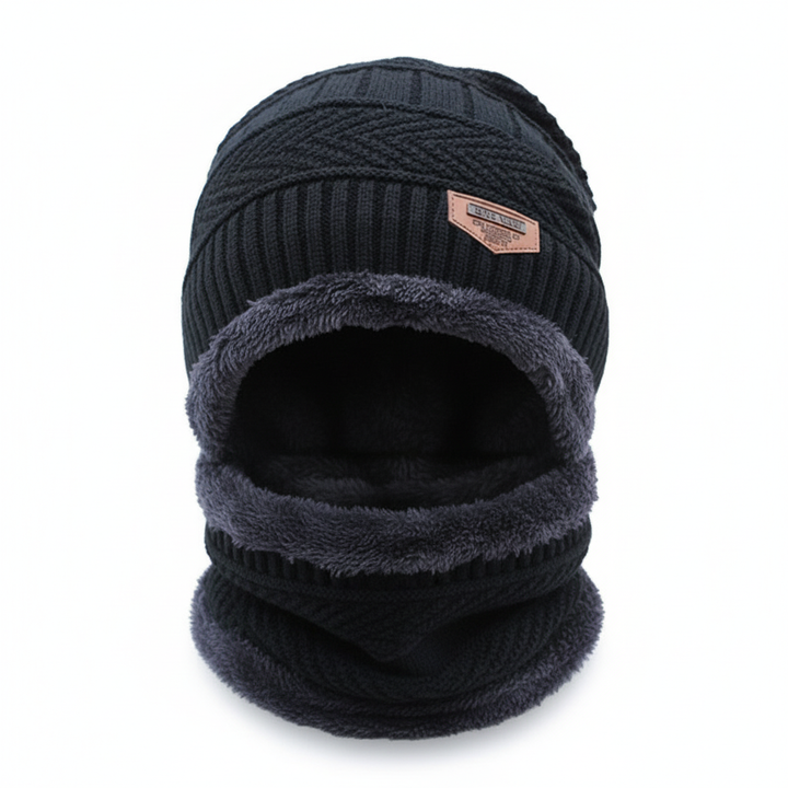 Warm Beanie with Face Cover – WinterCap
