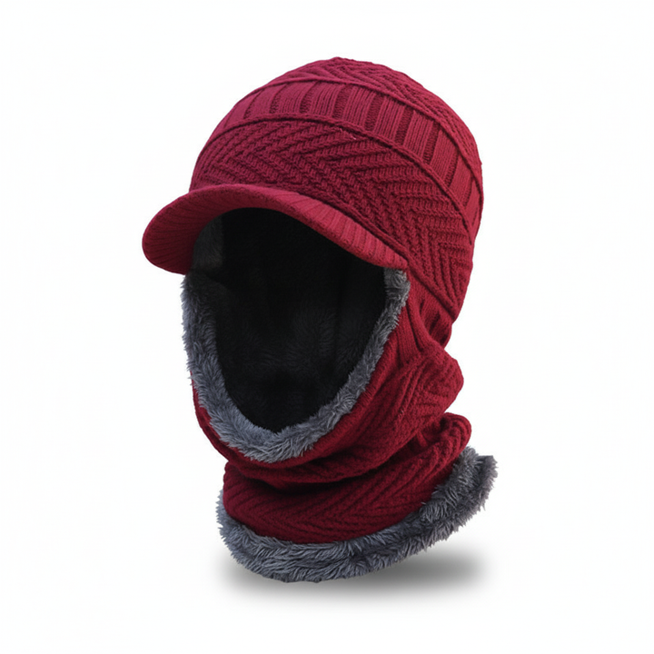 Warm Beanie with Face Cover – WinterCap