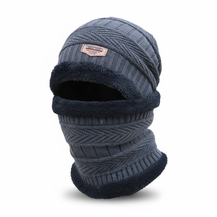 Warm Beanie with Face Cover – WinterCap