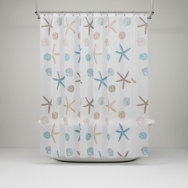 Waterproof Polyester Shower Curtain - ShoreGuard