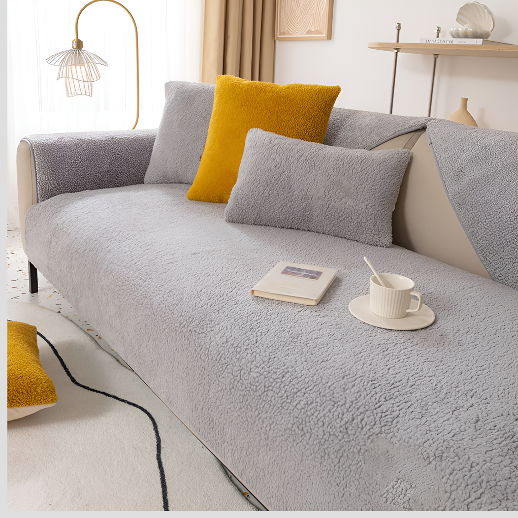 Waterproof Thick Fleece Non-Slip Sofa Cover