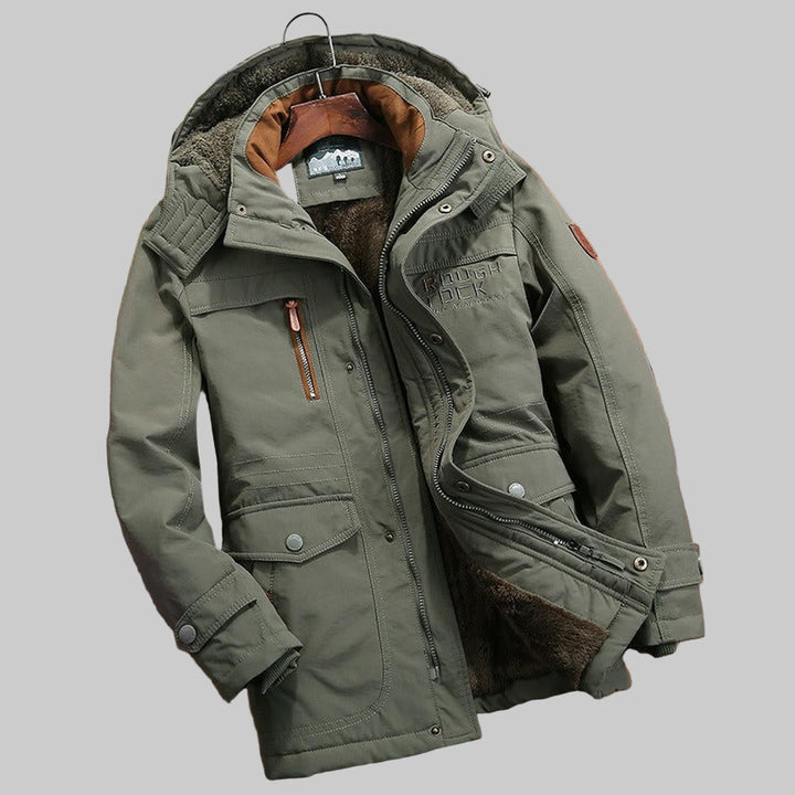 Men’s Quilted Hooded Jacket