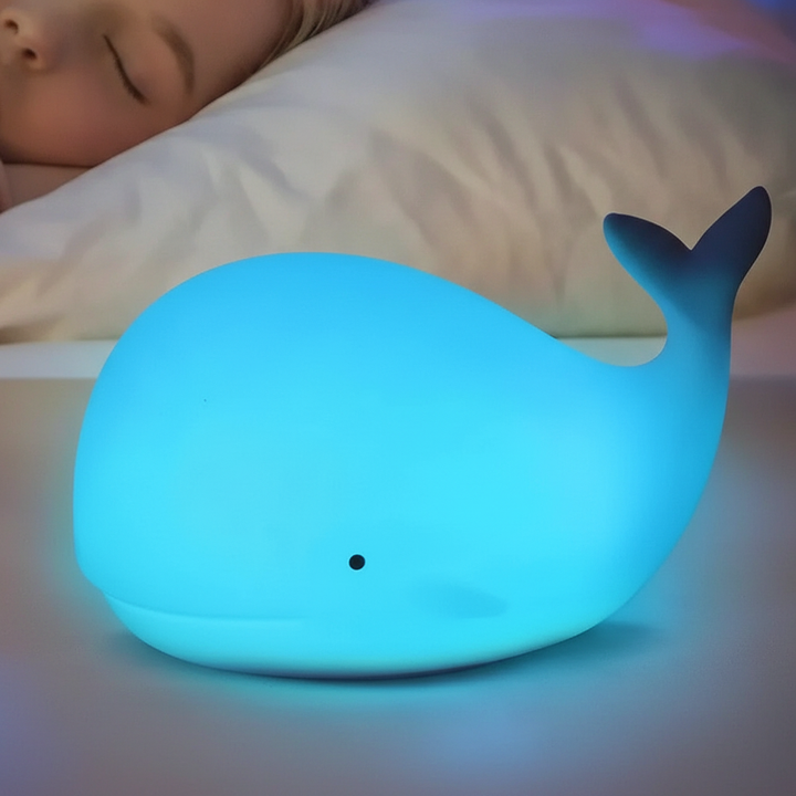 Soft Silicone Night Light – GlowWhale