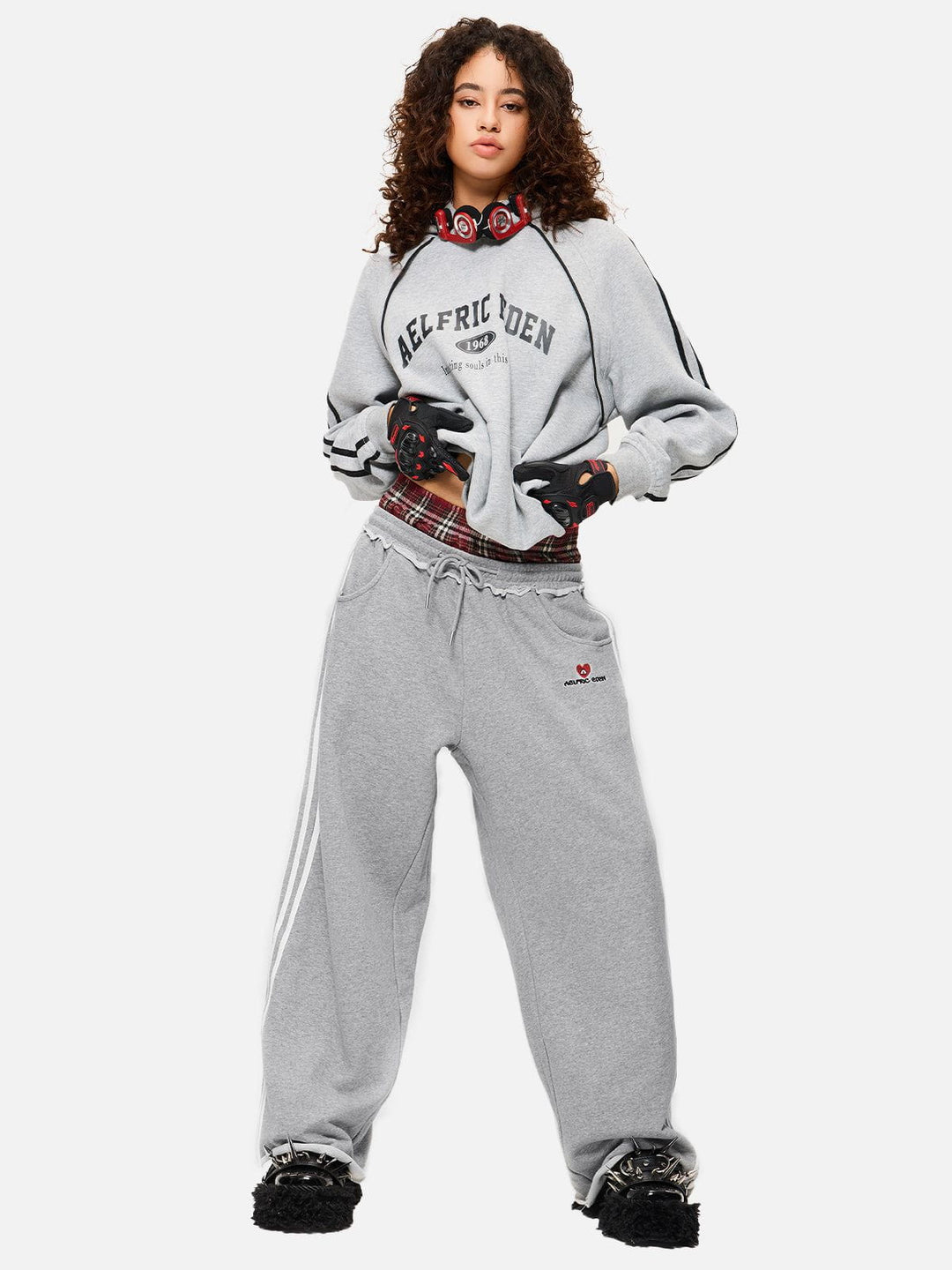 Wide-Leg Comfy Sweatpants - Janine