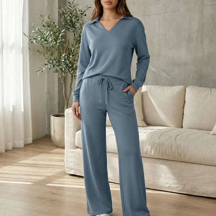 Wide-Leg Loungewear Set - Joleen