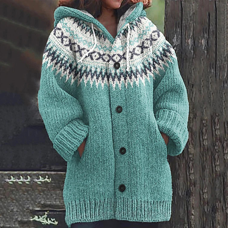 Women's Cardigan Long Style – Soft Knitted Cardigan for Extra Warmth