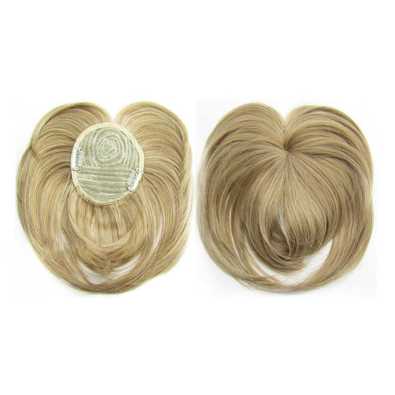 Women's Short Hair Topper – Discreet Volume with Clips