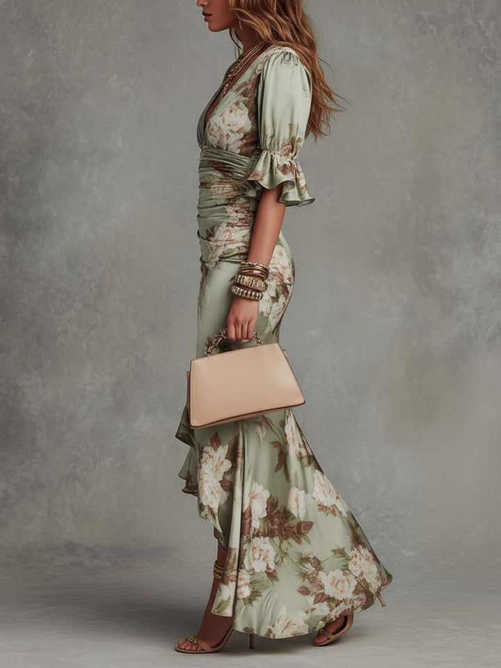 Elisea™ | Elegant Floral Maxi Dress