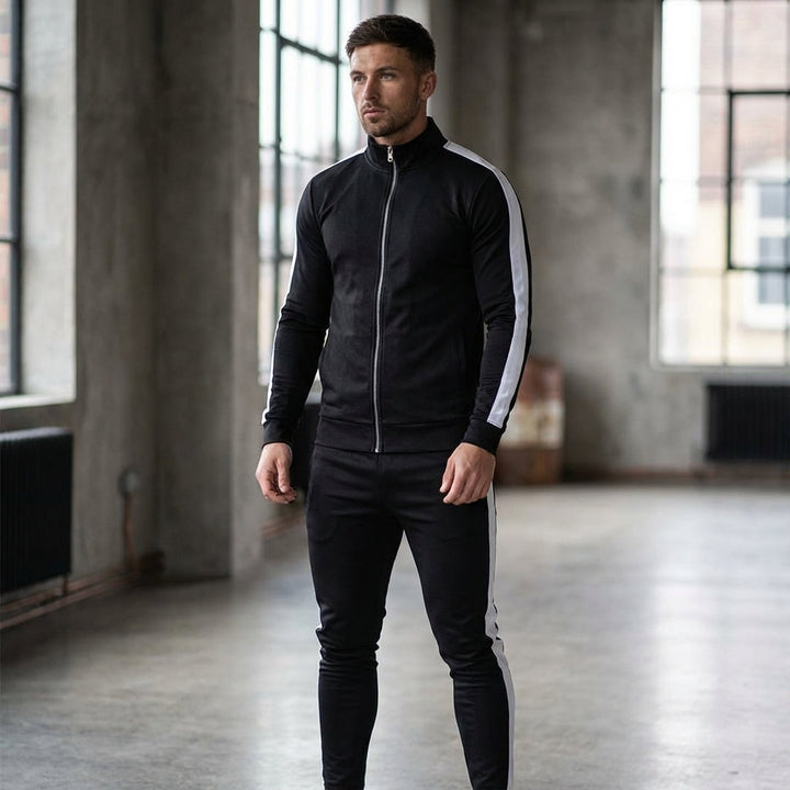 Two-Piece Polyester Tracksuit Set - Austin