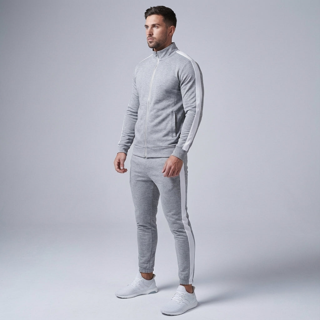 Two-Piece Polyester Tracksuit Set - Austin