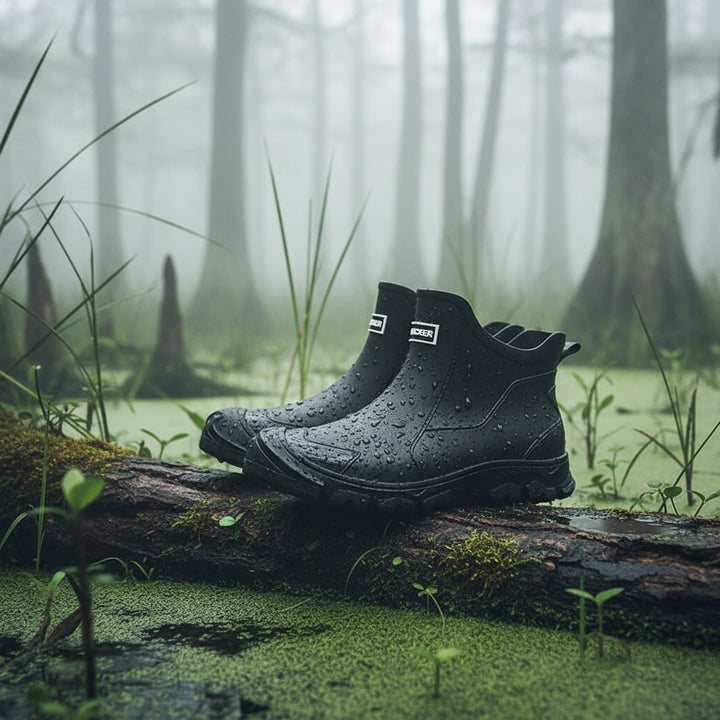 Women's Waterproof Rubber Wellies with Non-Slip Sole