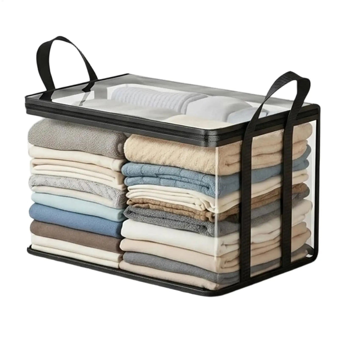 Transparent Storage Bags – Wardrobe and Moving Organizer