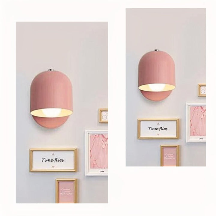 NordicGlow Scandinavian Wall Lamp – Colorful Accent with Atmospheric Light