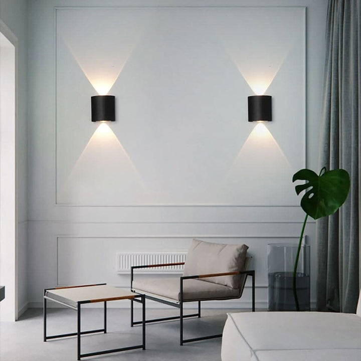 Waterproof LED Outdoor Wall Light – Slim Aluminum, Energy-Saving