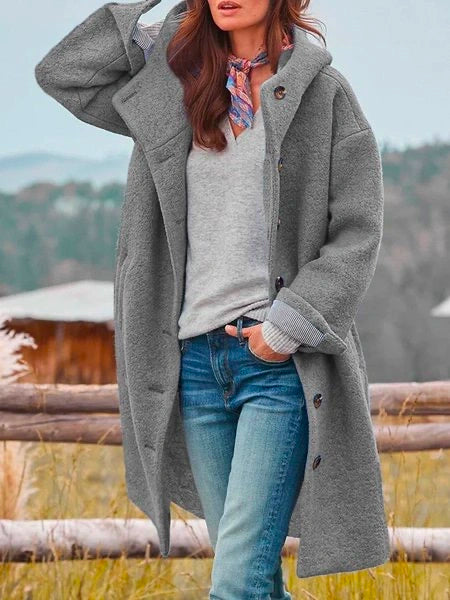 Comfortable Women's Coat – Anouk