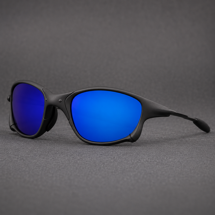Polarised Sports Sunglasses – Metal Frame with Red Lenses