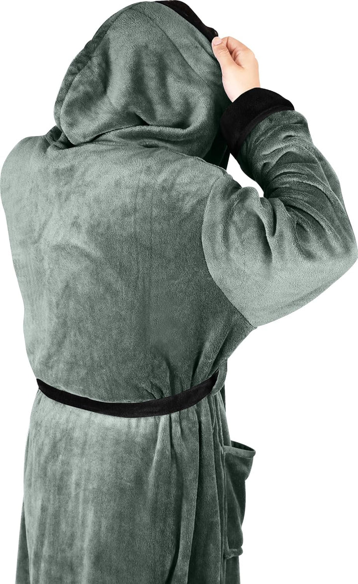 Men's Lightweight Fleece Summer Bathrobe – Harry
