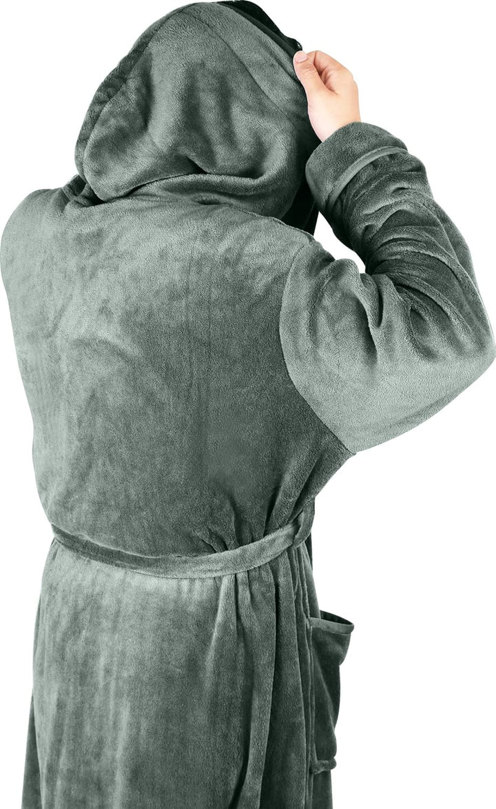 Men's Lightweight Fleece Summer Bathrobe – Harry
