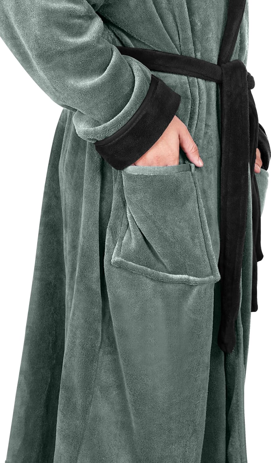 Men's Lightweight Fleece Summer Bathrobe – Harry