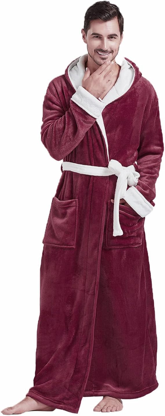 Men's Lightweight Fleece Summer Bathrobe – James