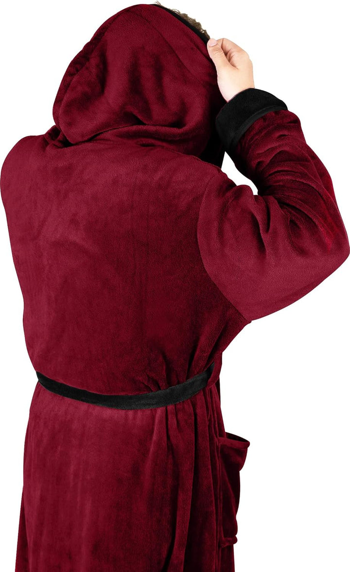Men's Lightweight Fleece Summer Bathrobe – Harry