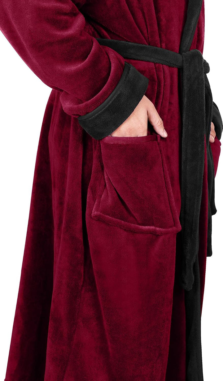 Men's Lightweight Fleece Summer Bathrobe – Harry