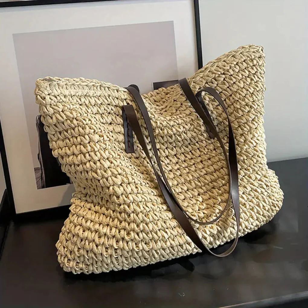 Women’s Woven Tote Bag – Stylish Carry-All for Daily Use
