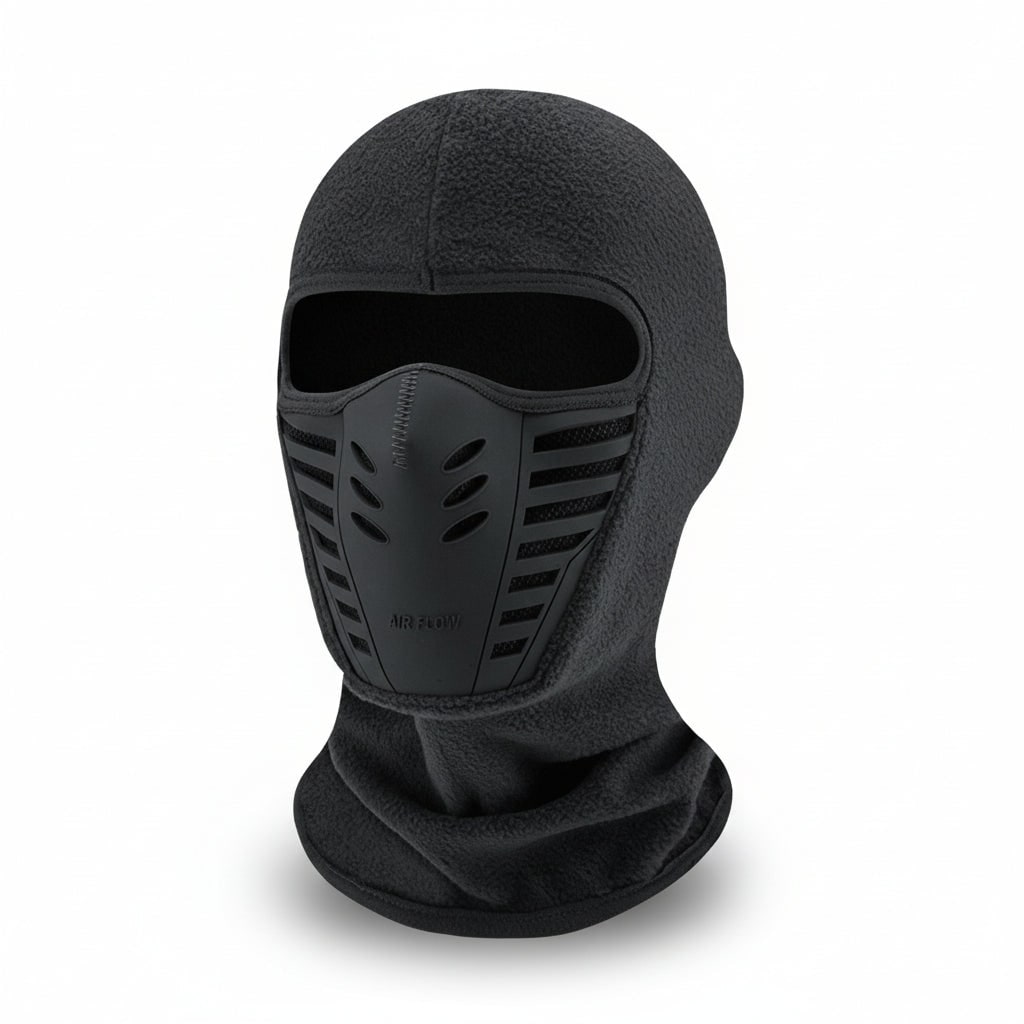 Balaclava Face Mask with Fleece and Integrated Rubber Breathing for Winter Outdoor Sports