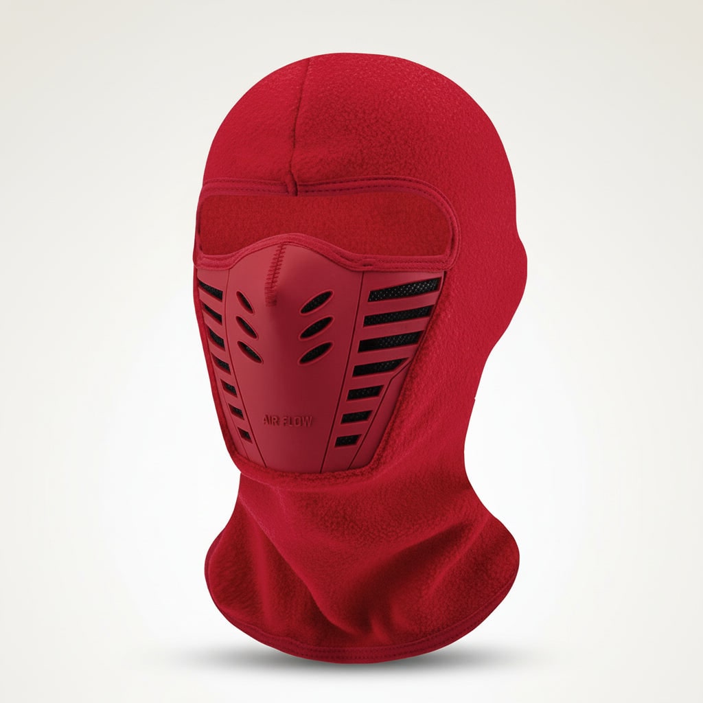 Balaclava Face Mask with Fleece and Integrated Rubber Breathing for Winter Outdoor Sports